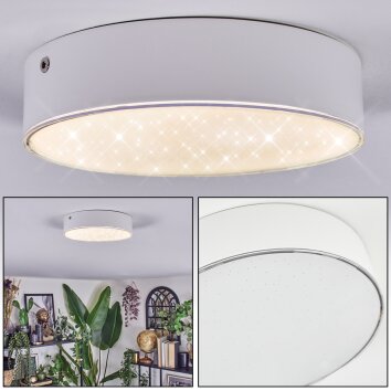 Elmar Plafones LED Blanca, 1 luz
