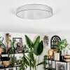 Elmar Plafones LED Plata, 1 luz