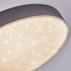 Elmar Plafones LED Negro, 1 luz