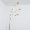 Nikkala Lámpara de pie Cromo, Blanca, 3 luces