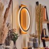 Pompu Apliques LED Crudo, Negro, 1 luz