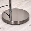 Koyoto Lámpara de pie Cromo, Negro, 1 luz