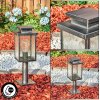 Tieva Balizas de exterior, Iluminación de caminos Negro, Plata, 1 luz