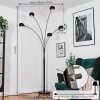 Nikkala Lámpara de pie Cromo, Negro, 5 luces