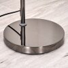 Koyoto Lámpara de pie Cromo, Negro, 1 luz