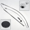 Baloca Lámpara de pie Cromo, Negro, 1 luz