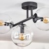Gastor Plafones, Luminarias esféricas Transparente, 3 luces