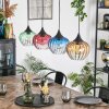 Cem Lámparas suspendidas, Lámparas colgantes Azul, Amarillo, Verde, Transparente, Rojo, 4 luces