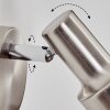 Edain Apliques, Spot de pared LED Cromo, Níquel-mate, 1 luz