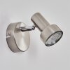 Edain Apliques, Spot de pared LED Cromo, Níquel-mate, 1 luz
