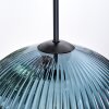 Koyoto Lámparas suspendidas, Luminarias esféricas, Lámpara colgante de clúster 30 cm Azul, dorado, Verde, 3 luces