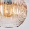 Koyoto Lámparas suspendidas, Luminarias esféricas, Lámpara colgante de clúster Colores ámbar, Transparente, Ahumado, 5 luces
