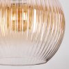 Koyoto Lámparas suspendidas, Luminarias esféricas, Lámpara colgante de clúster Colores ámbar, Transparente, Ahumado, 5 luces