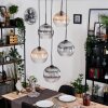 Koyoto Lámparas suspendidas, Luminarias esféricas, Lámpara colgante de clúster Colores ámbar, Transparente, Ahumado, 5 luces