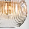 Ripoll Lámparas suspendidas, Luminarias esféricas, Lámpara colgante de clúster Colores ámbar, Transparente, Ahumado, 5 luces