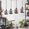 Fanhaes Lámparas suspendidas, Lámparas colgantes Cromo, Ahumado, 4 luces
