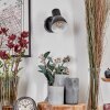 Farel Apliques, Spot de pared Cromo, Negro, 1 luz