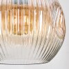 Ripoll Lámparas suspendidas, Luminarias esféricas, Lámpara colgante de clúster Colores ámbar, Transparente, Ahumado, 5 luces