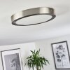 Finsrud Lámpara de Techo LED Níquel-mate, 1 luz