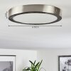 Finsrud Lámpara de Techo LED Níquel-mate, 1 luz