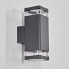 Tureby Aplique de exterior, Apliques Antracita, Transparente, claro, 2 luces