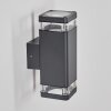 Tureby Aplique de exterior, Apliques Antracita, Transparente, claro, 2 luces