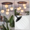 Chehalis Plafones, Luminarias esféricas Blanca, 5 luces