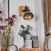 Hagan Apliques, Spot de pared Cromo, Crudo, Negro, 1 luz
