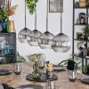 Koyoto Lámparas suspendidas, Luminarias esféricas, Lámparas colgantes Transparente, Ahumado, 4 luces