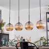 Koyoto Lámparas suspendidas, Luminarias esféricas, Lámparas colgantes Colores ámbar, 4 luces