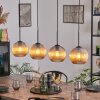 Koyoto Lámparas suspendidas, Luminarias esféricas, Lámparas colgantes Colores ámbar, 4 luces