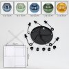 Koyoto Lámparas suspendidas, Luminarias esféricas, Lámpara colgante de clúster Azul, dorado, Verde, 5 luces