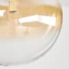Chehalis Plafones, Luminarias esféricas Colores ámbar, Transparente, 5 luces
