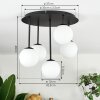 Chehalis Plafones, Luminarias esféricas Blanca, 5 luces