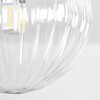 Chehalis Plafones, Luminarias esféricas Transparente, 5 luces