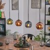 Ripoll Lámparas suspendidas, Luminarias esféricas, Lámparas colgantes Azul, Verde, Color cobre, 4 luces
