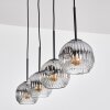 Ripoll Lámparas suspendidas, Luminarias esféricas, Lámparas colgantes Transparente, Ahumado, 4 luces