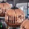 Ripoll Lámparas suspendidas, Luminarias esféricas, Lámparas colgantes Color cobre, 4 luces