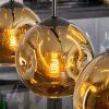 Ripoll Lámparas suspendidas, Luminarias esféricas, Lámparas colgantes dorado, 4 luces