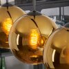 Koyoto Lámparas suspendidas, Luminarias esféricas, Lámparas colgantes dorado, 4 luces