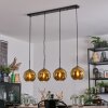 Koyoto Lámparas suspendidas, Luminarias esféricas, Lámparas colgantes dorado, 4 luces