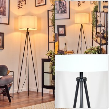 Soungou Lámpara de pie Negro, 1 luz
