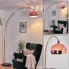 Baloca Lámpara de pie, Lámparas de pie tipo arco Cobre, Negro, 1 luz
