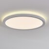 Qadir Plafon de exterior, Plafones LED Blanca, 1 luz