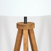 Soungou Lámpara de pie Madera oscura, Negro, 1 luz