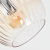 Koyoto Plafones, Luminarias esféricas Colores ámbar, Transparente, 3 luces