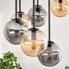 Gastor Plafones, Luminarias esféricas Colores ámbar, Ahumado, 9 luces