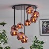Koyoto Plafones, Luminarias esféricas Color cobre, 9 luces