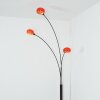 Nikkala Lámpara de pie Cromo, Negro, 3 luces
