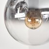 Gastor Plafones, Luminarias esféricas Transparente, Ahumado, 9 luces